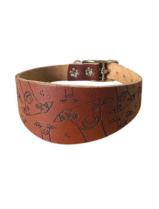 Leather Collar - Hounds - Ashurst Equestrian & Country