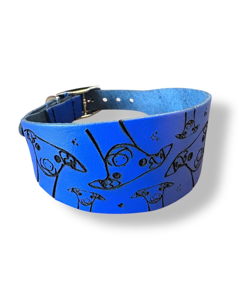 Load image into Gallery viewer, Leather Collar - Hounds - Ashurst Equestrian &amp; Country
