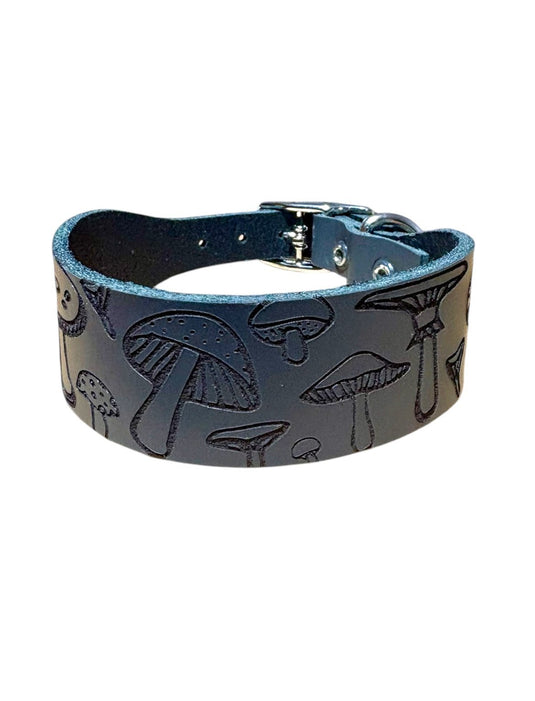 Leather Collar - Mushroom - Ashurst Equestrian & Country