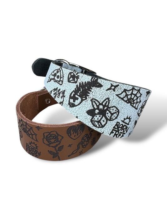 Leather Collar - Tattoo Flash - Ashurst Equestrian & Country
