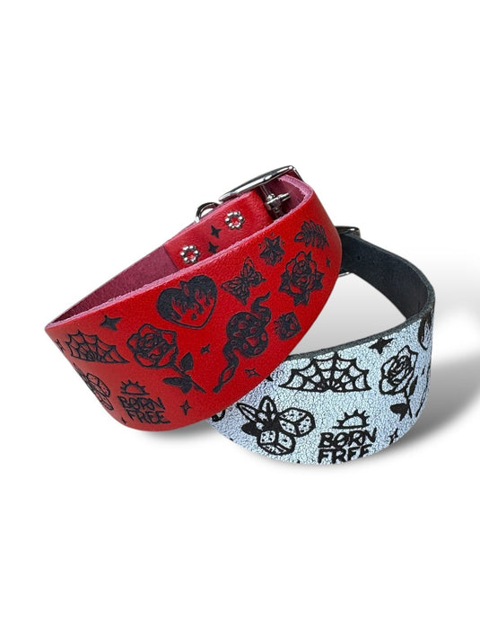 Leather Collar - Tattoo Flash - Ashurst Equestrian & Country