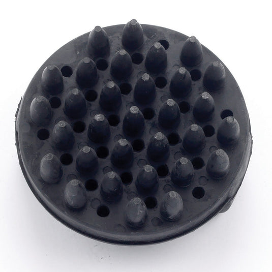 Lincoln Circular Rubber Curry Comb Black - Ashurst Equestrian & Country