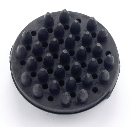 Lincoln Circular Rubber Curry Comb - Black - Ashurst Equestrian & Country