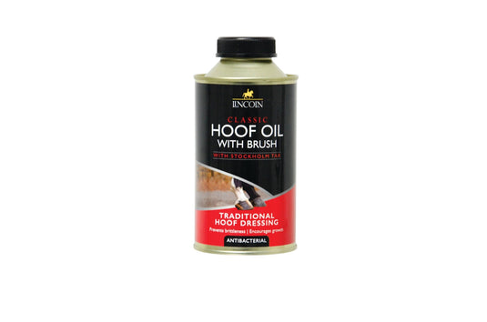 Lincoln Classic Hoof Oil - With Brush - With Brush - 500ml - Ashurst Equestrian & Country