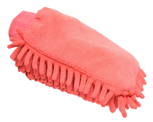 Lincoln Microfibre Grooming Mitt - Red - Ashurst Equestrian & Country