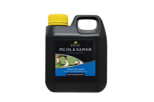 Lincoln Pig Oil & Sulphur - 1 litre - Ashurst Equestrian & Country