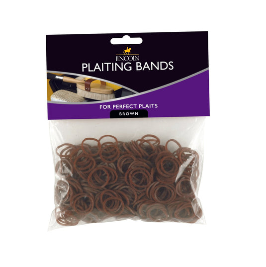 Lincoln Plaiting Bands - Brown - Ashurst Equestrian & Country