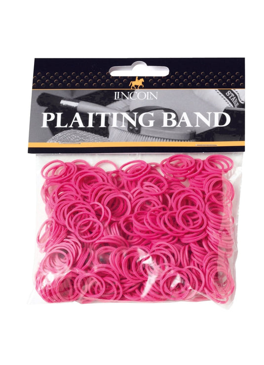 Lincoln Plaiting Bands - Pink - Ashurst Equestrian & Country