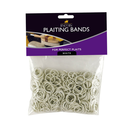 Lincoln Plaiting Bands - White - Ashurst Equestrian & Country