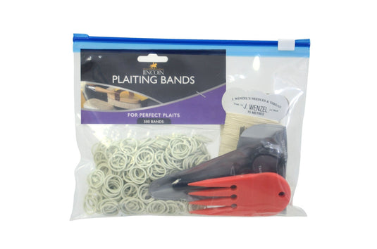 Lincoln Plaiting Kit - White - Ashurst Equestrian & Country