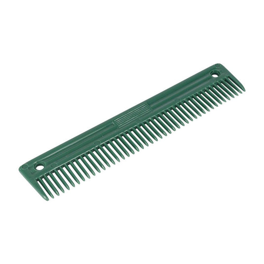 Lincoln Plastic Comb - Green - 9 x 2" - Ashurst Equestrian & Country