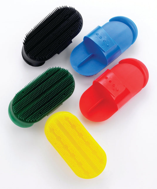 Lincoln Plastic Curry Comb - Black - Small - Ashurst Equestrian & Country
