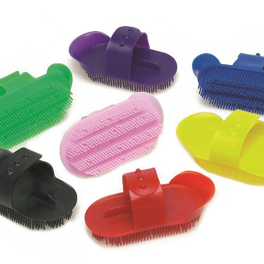 Lincoln Plastic Curry Comb Red - Ashurst Equestrian & Country