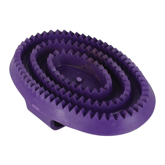 Lincoln Rubber Curry Comb Purple - Ashurst Equestrian & Country