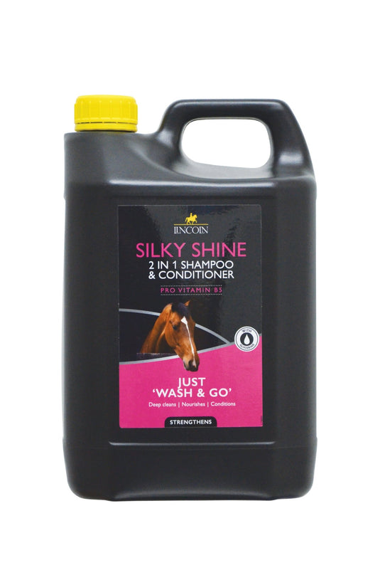 Lincoln Silky Shine 2 in 1 Shampoo and Conditioner - 4 litre - Ashurst Equestrian & Country