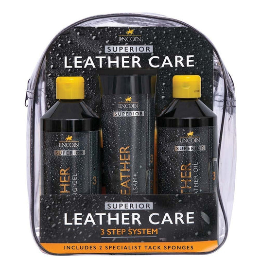 Lincoln Superior Leather Care 3 Step System - Ashurst Equestrian & Country