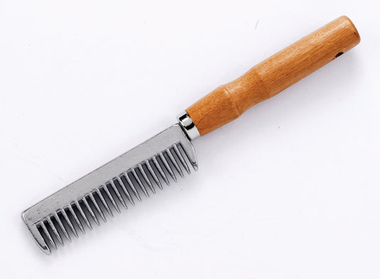 Lincoln Tail Comb with Wooden Handle - Ashurst Equestrian & Country