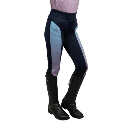 Little Rider Lucky Star Riding Tights Navy/Pink - Ashurst Equestrian & Country