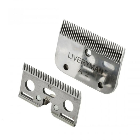 Liveryman A2 Blade Cutter & Fine Comb Set (3mm) - Lister compatible - Ashurst Equestrian & Country