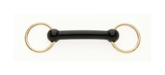 Lorina Bradoon Nylon Mullen Mouth Brass Ring - Ashurst Equestrian & Country
