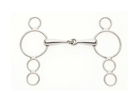 Lorina Continental 3 Ring Snaffle - Ashurst Equestrian & Country
