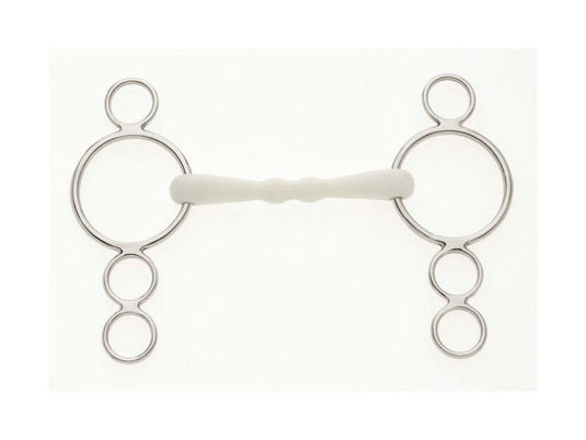 Lorina Flexi Mullen Mouth Continental 3 Ring - Ashurst Equestrian & Country
