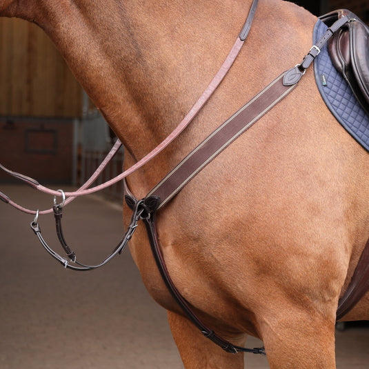 Lusso Three Point Elastic Breastplate - Ashurst Equestrian & Country