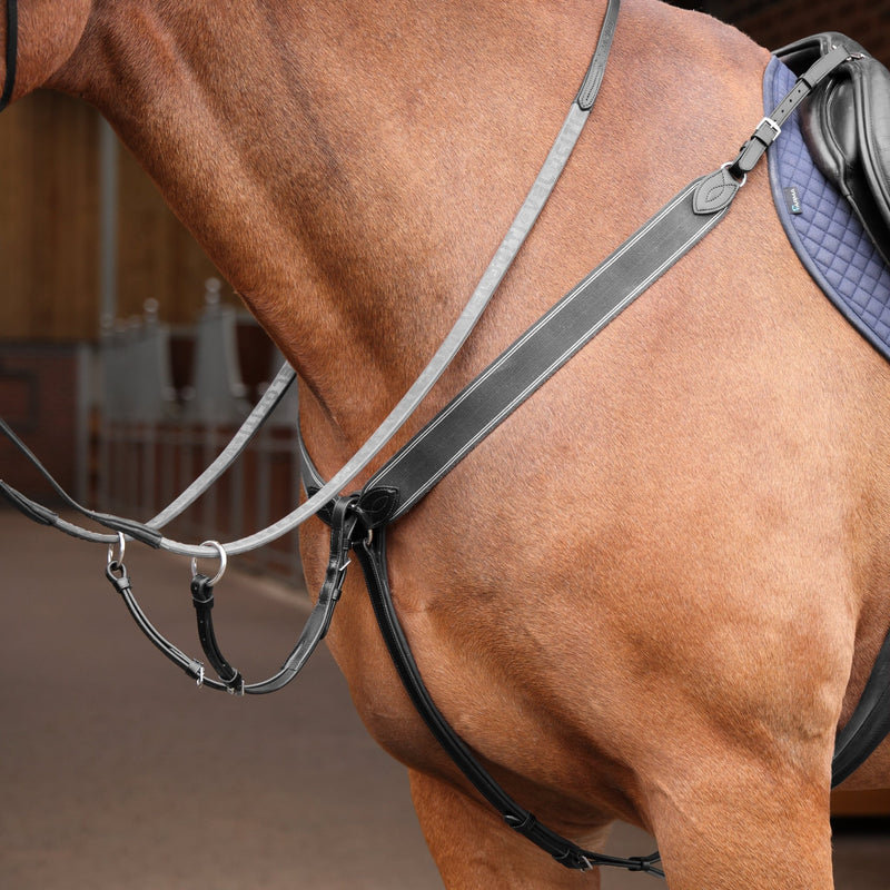 Load image into Gallery viewer, Lusso Three Point Elastic Breastplate - Ashurst Equestrian &amp; Country
