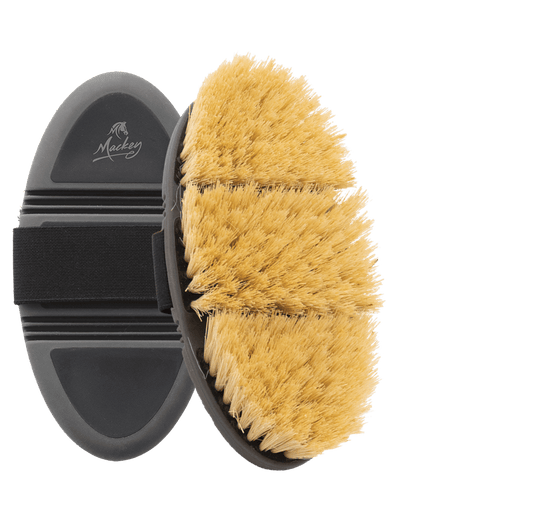 Mackey Flexi Scrub Brush Black - Ashurst Equestrian & Country