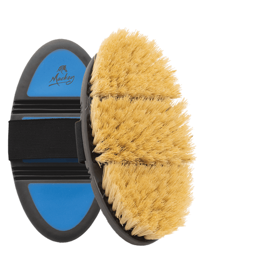 Mackey Flexi Scrub Brush Blue - Ashurst Equestrian & Country