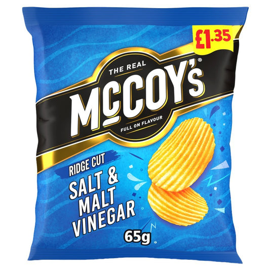 McCoys Salt & Vinegar Crisps 65g - Ashurst Equestrian & Country
