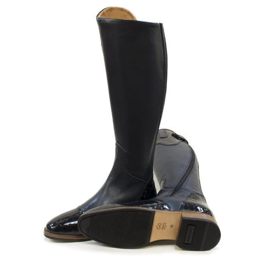 Milan Long Dress Riding Boots - Blue - Ashurst Equestrian & Country