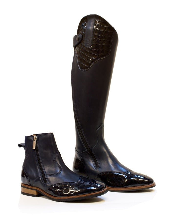 Load image into Gallery viewer, Milan Long Dress Riding Boots - Blue - Ashurst Equestrian &amp; Country
