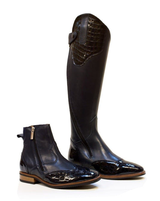 Milan Long Dress Riding Boots - Blue - Ashurst Equestrian & Country