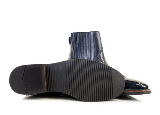 Monroe Blue Short Boot - Ashurst Equestrian & Country