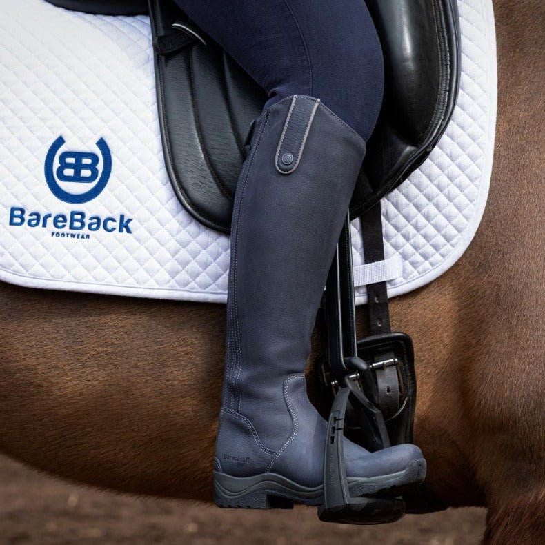 Load image into Gallery viewer, Montana Riding Boots - Blue - Standard and Wide Calf - Ashurst Equestrian &amp; Country
