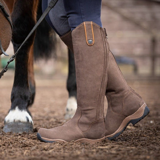 Montana Riding Boots - Brown - Standard Calf and Wide Calf - Ashurst Equestrian & Country