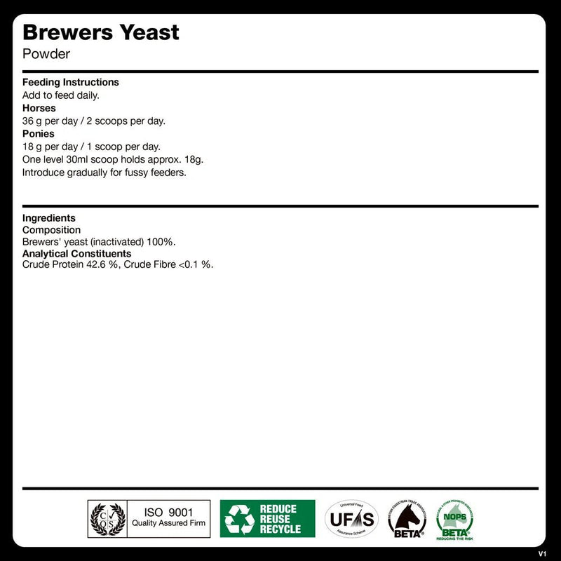 Load image into Gallery viewer, Naf Brewers Yeast 1kg - Ashurst Equestrian &amp; Country
