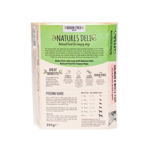 Natures Deli Adult GF Salmon & White Fish 395g - Ashurst Equestrian & Country