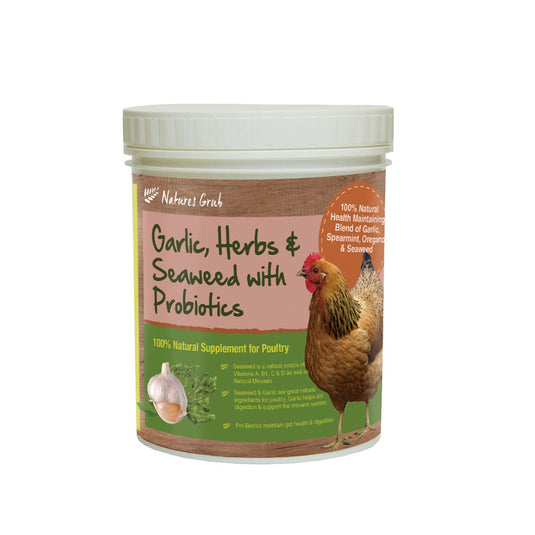 Nature's Grub Garlic, Herbs & Seaweed With Probiotics - Ashurst Equestrian & Country