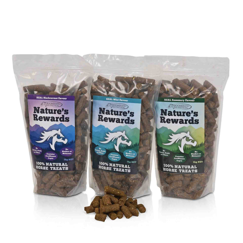 Load image into Gallery viewer, Boomerang Nature's Rewards - Natural Horse Treats
