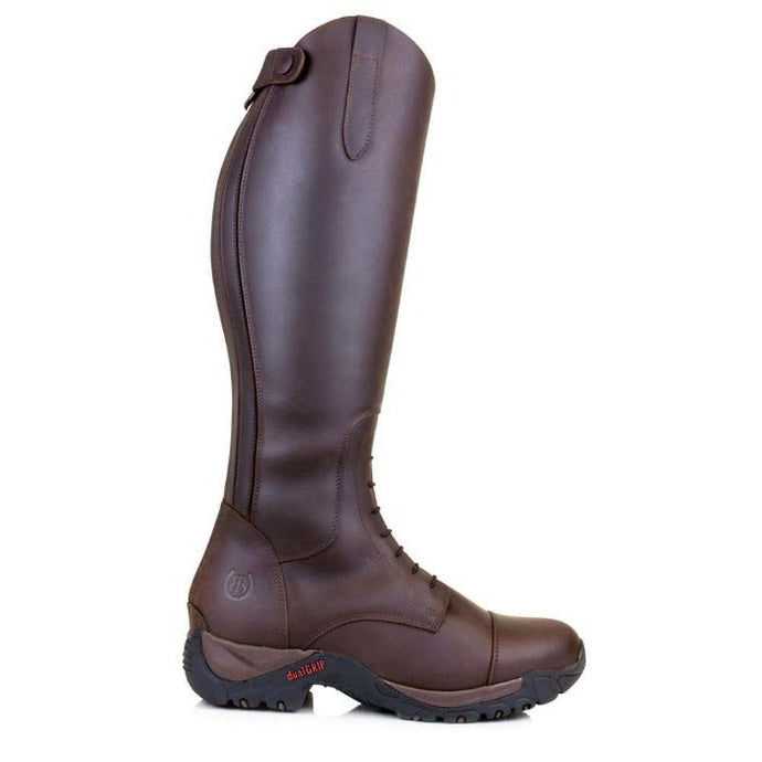 Nebraska Wool - lined Long Riding Field Boots - Brown - Ashurst Equestrian & Country