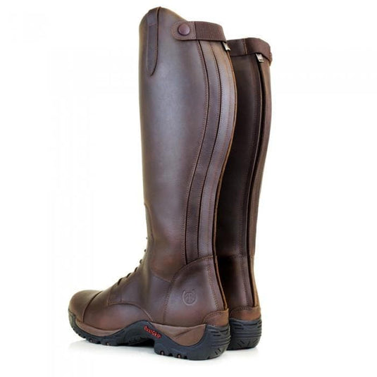 Nebraska Wool - lined Long Riding Field Boots - Brown - Ashurst Equestrian & Country