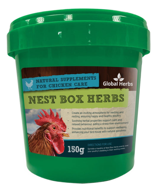 Nest Box Herbs 150g - For Chickens - Global Herbs - Ashurst Equestrian & Country