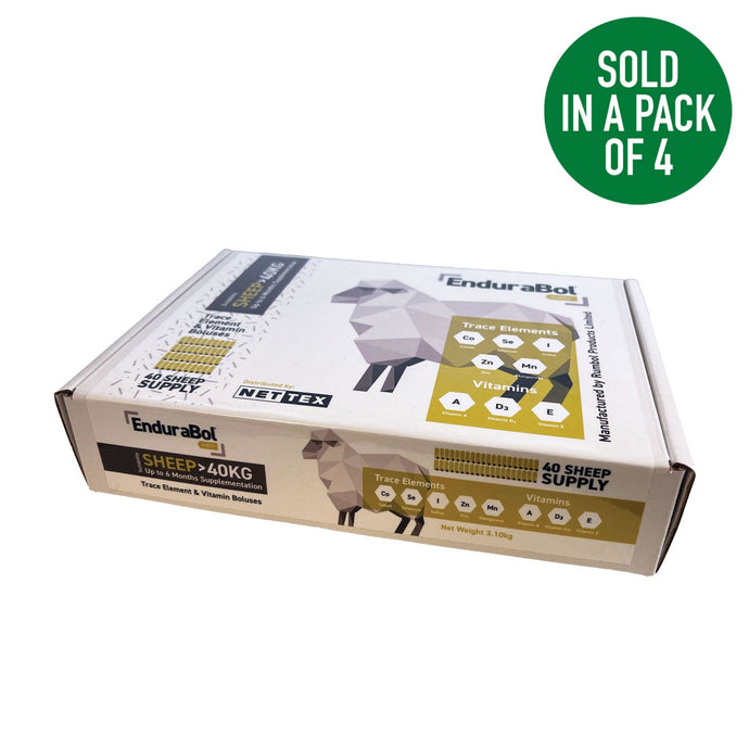 Nettex Agri Endurabol Sheep Bolus Without Copper - Ashurst Equestrian & Country