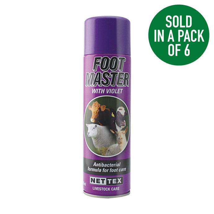 Nettex Agri Footmaster Spray With Violet - Ashurst Equestrian & Country