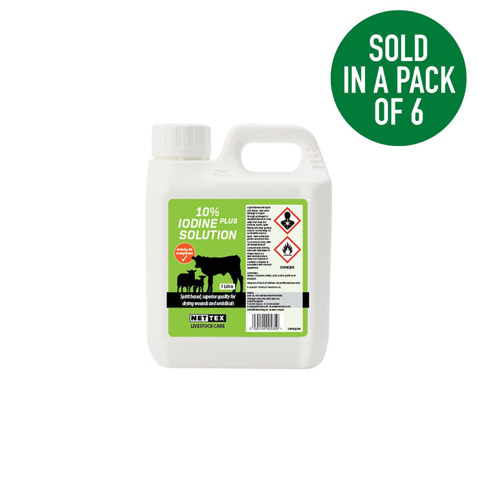 Nettex Agri Iodine 10% Plus Solution - Ashurst Equestrian & Country