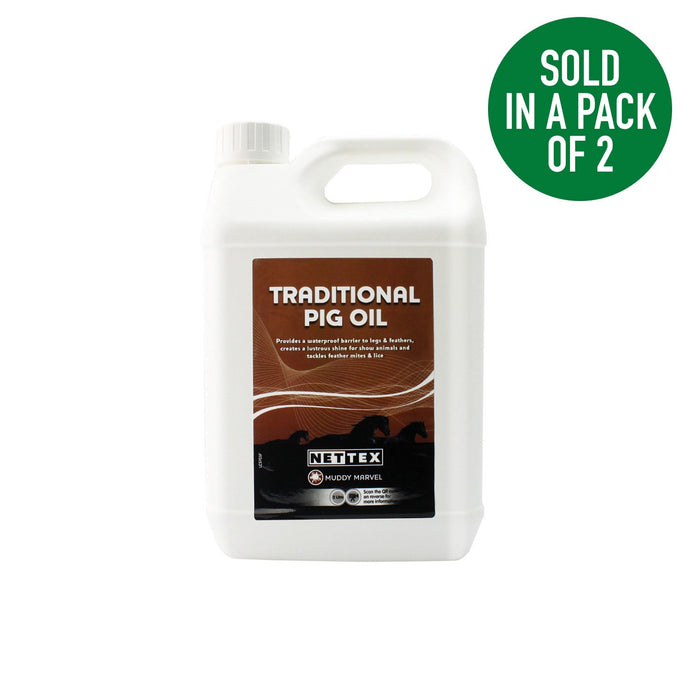 Nettex Equine Traditional Pig Oil - Ashurst Equestrian & Country