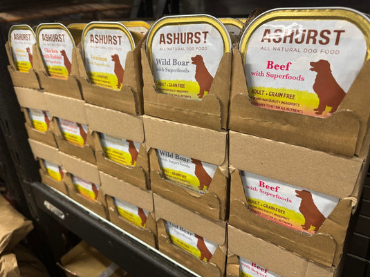 NEW Ashurst Adult 'Grain Free' Beef with Exotic Superfoods - Wet Tray 300g - Ashurst Equestrian & Country