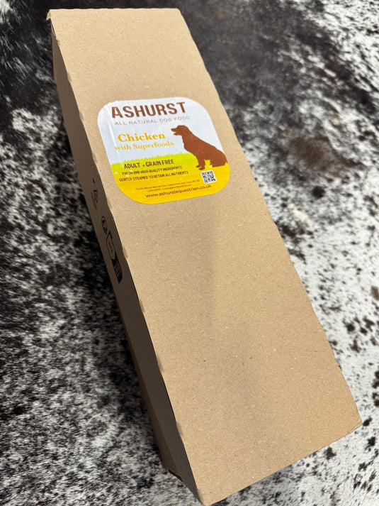 NEW Ashurst Adult 'Grain Free' Chicken with Superfoods - Wet Tray 300g - Ashurst Equestrian & Country